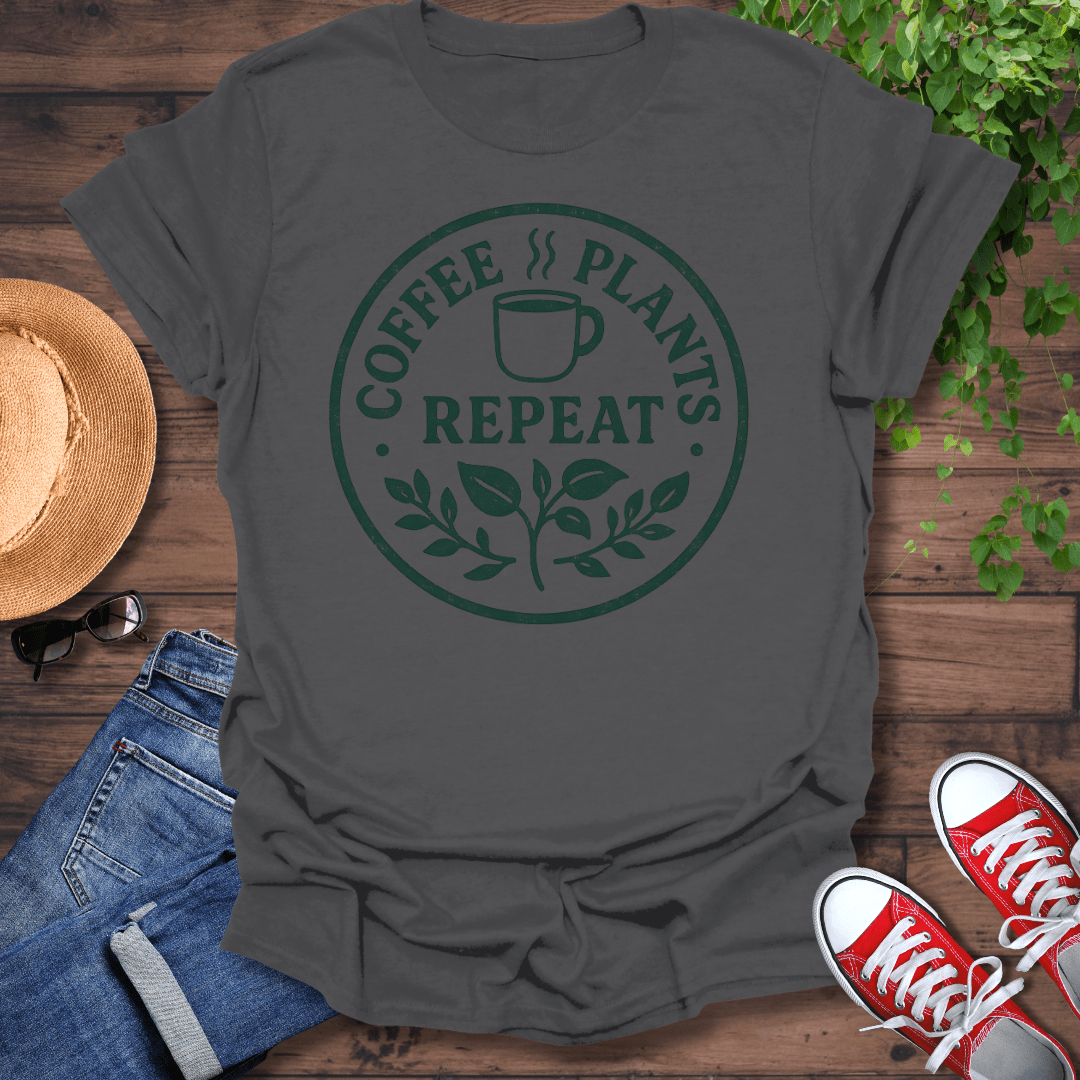 Coffee Plants Repeat T-Shirt