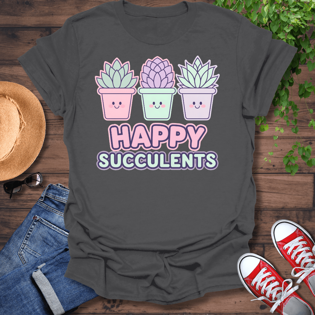 Happy Succulents T-Shirt