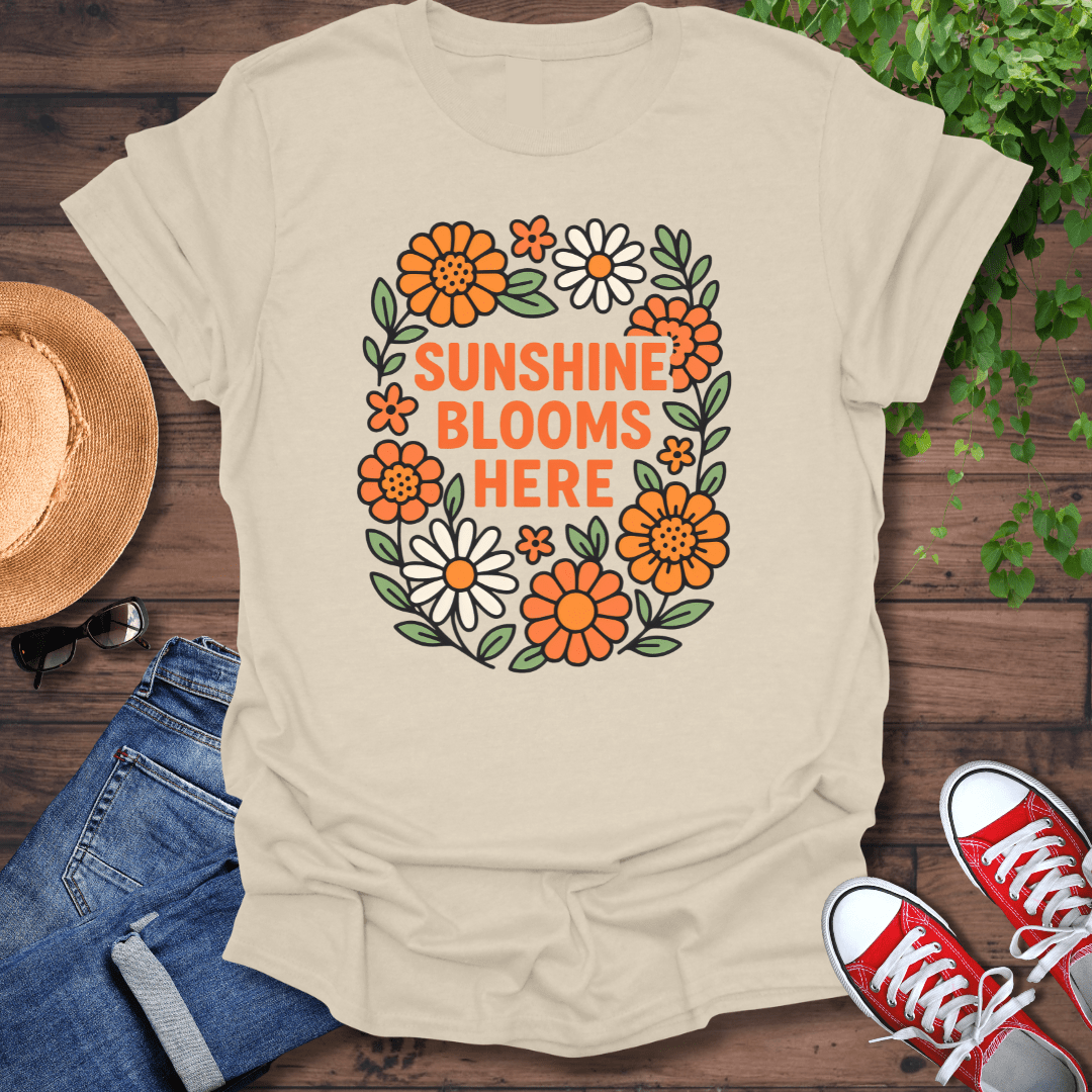 Blooms Here T-Shirt