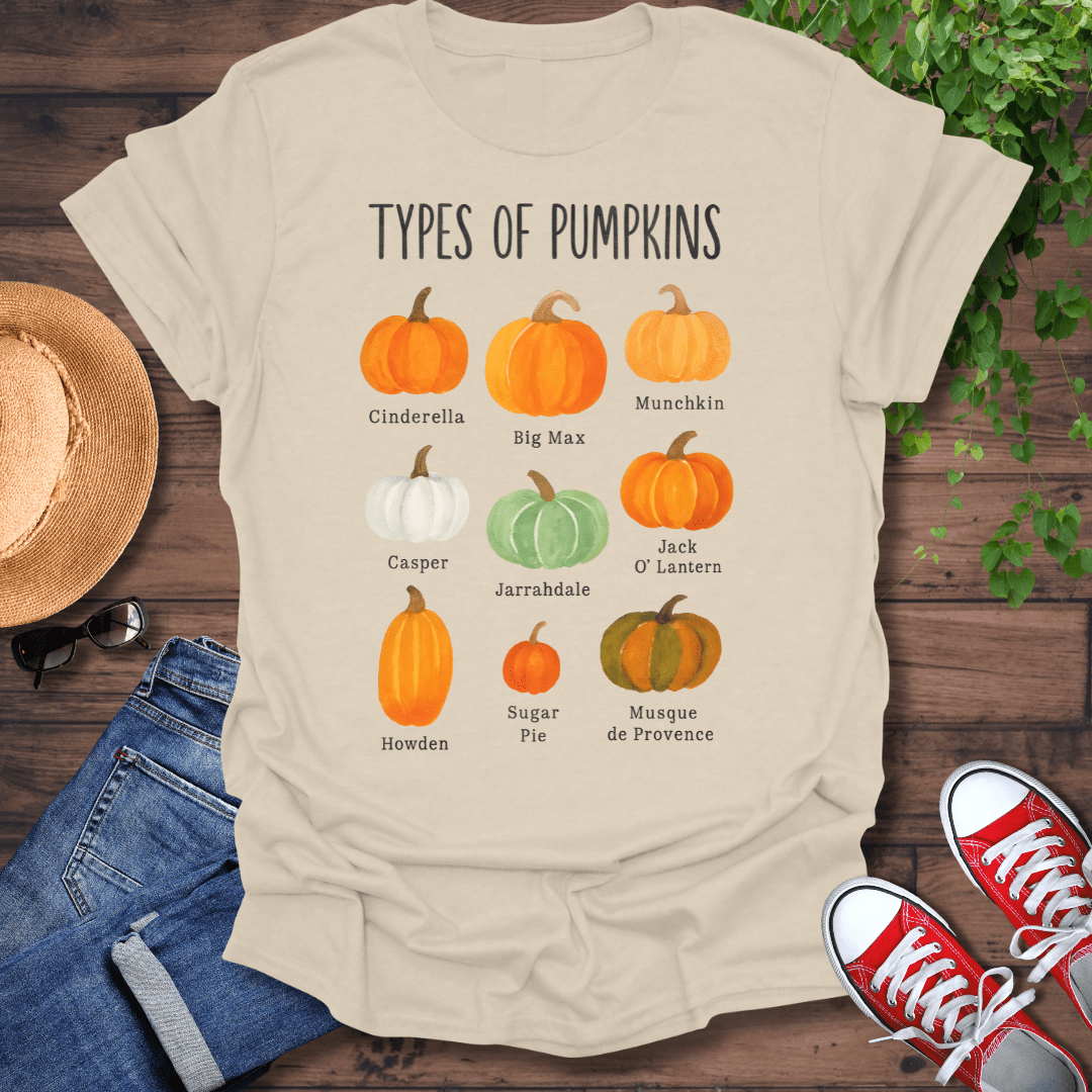 Types Of Pumpkins T-Shirt