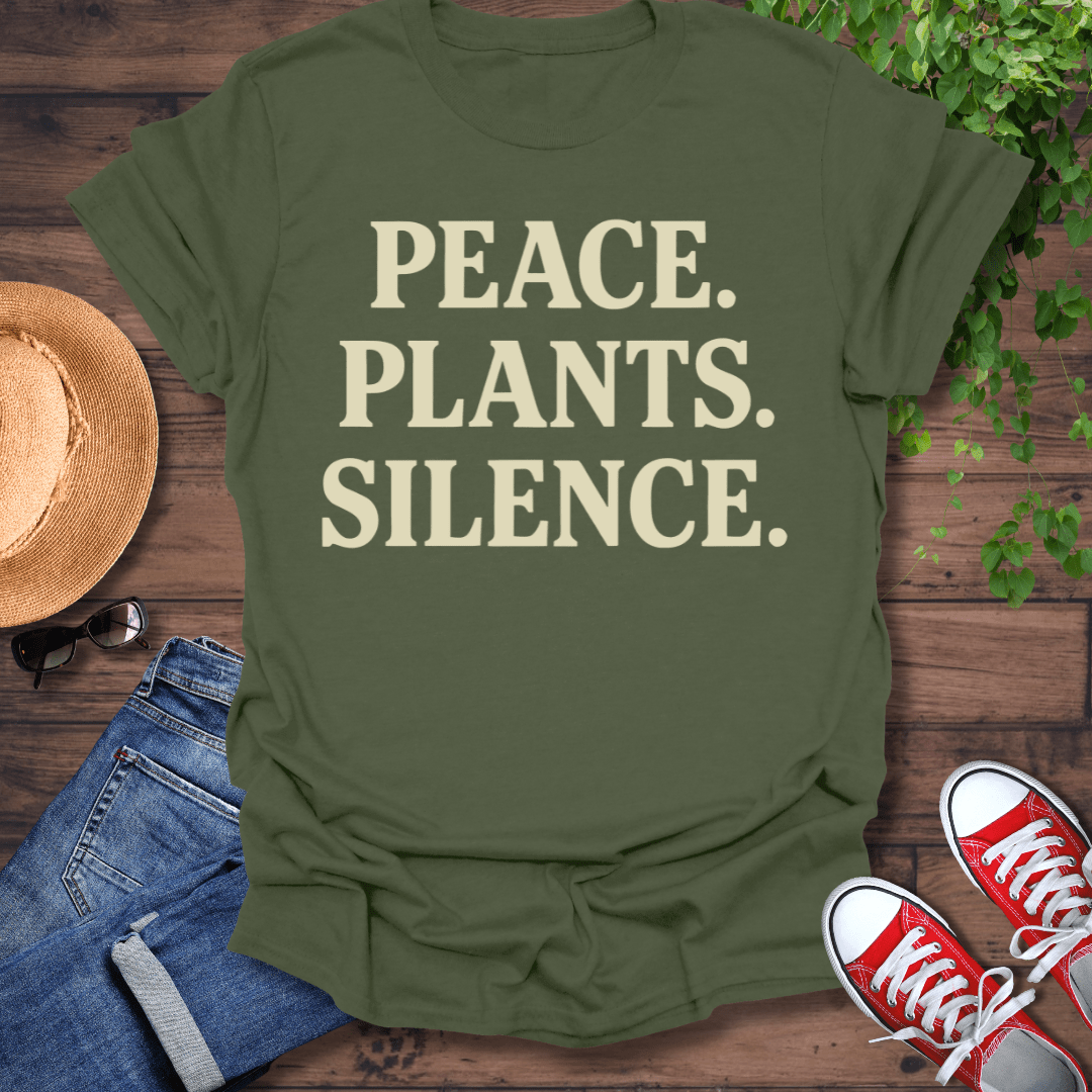 Peace Plants Silence T-Shirt