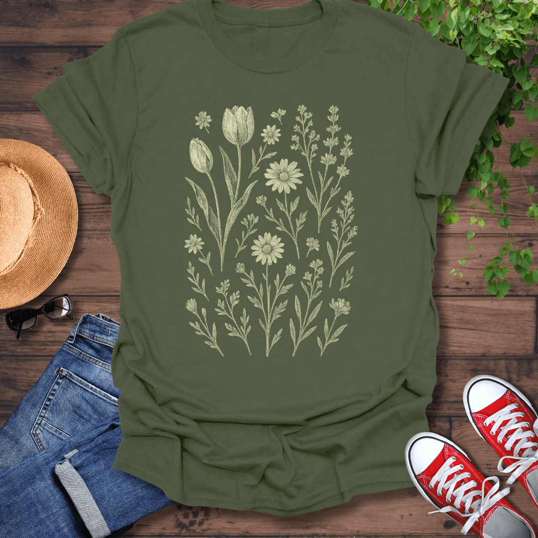 Flowers In Motion T-Shirt