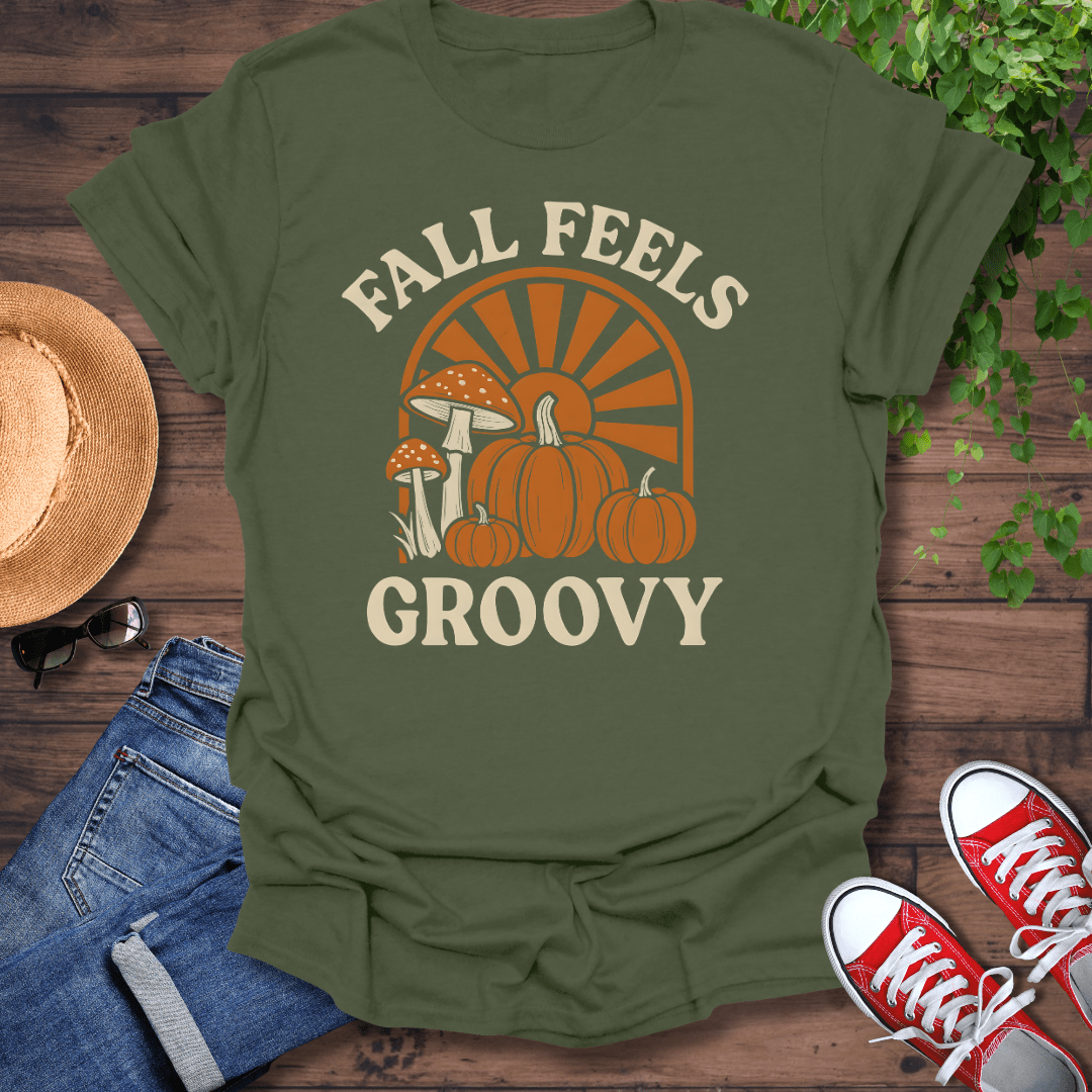 Fall Feels Groovy T-Shirt