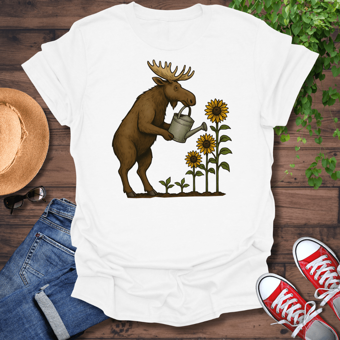 Watering Moose T-Shirt