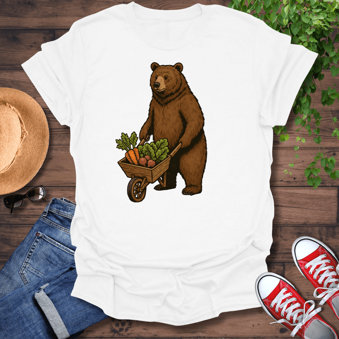 Bear In The Garden T-Shirt