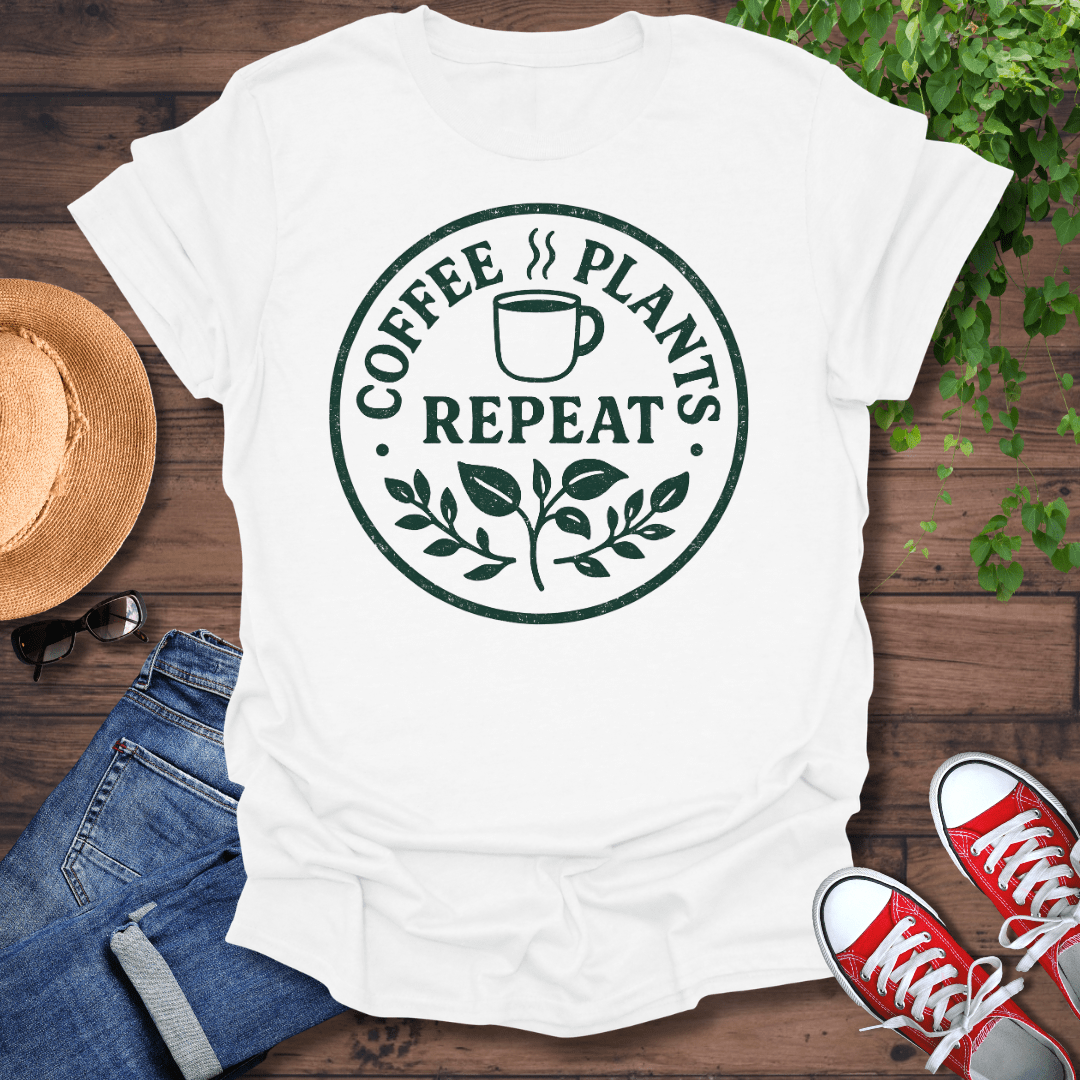 Coffee Plants Repeat T-Shirt
