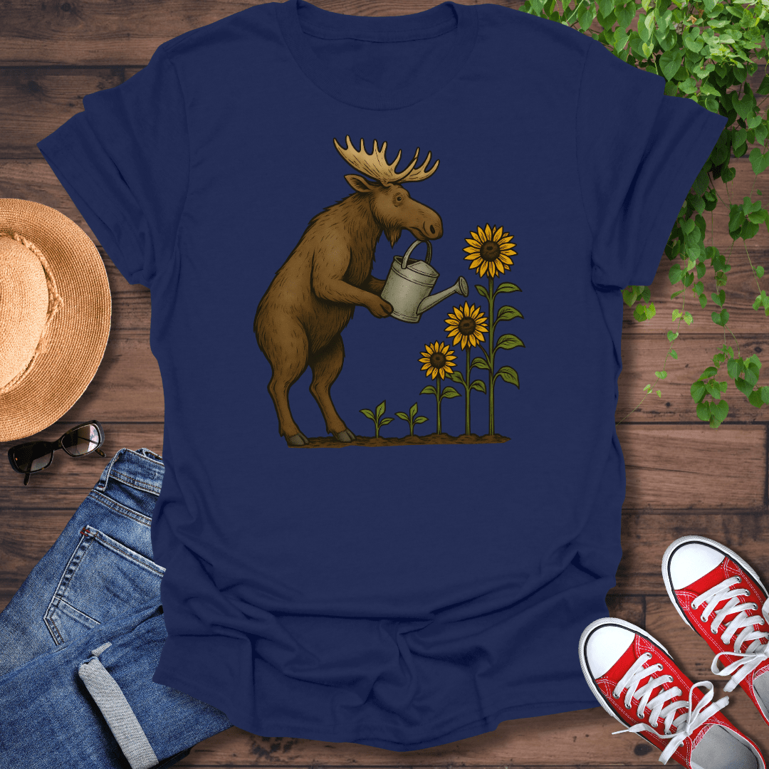 Watering Moose T-Shirt