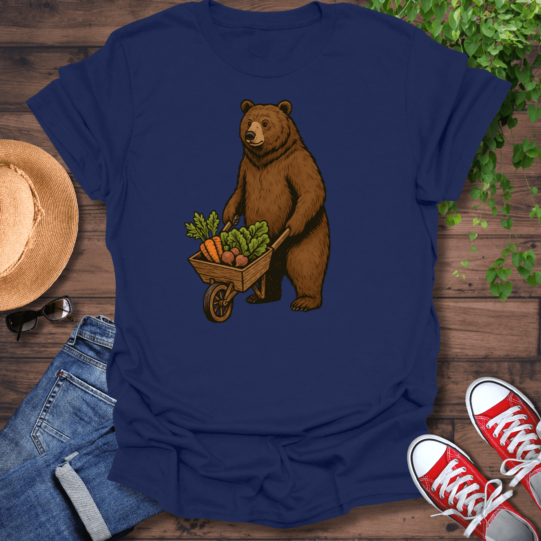 Bear In The Garden T-Shirt