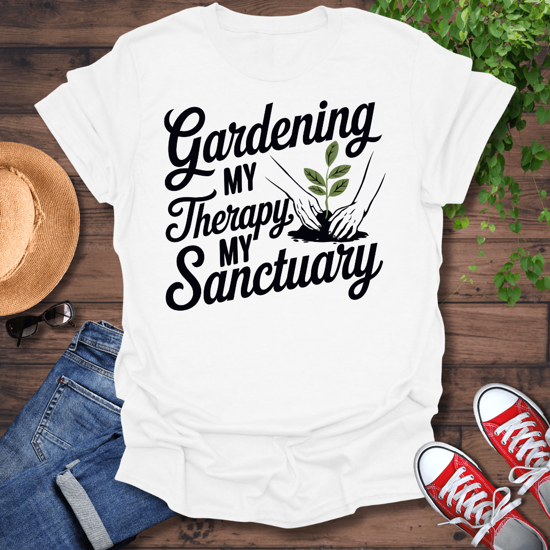 Gardening My Therapy T-Shirt