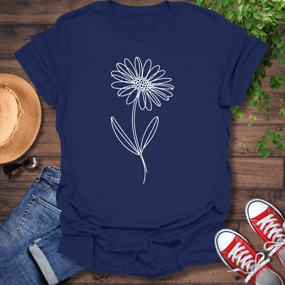 Abstract Daisy T-Shirt
