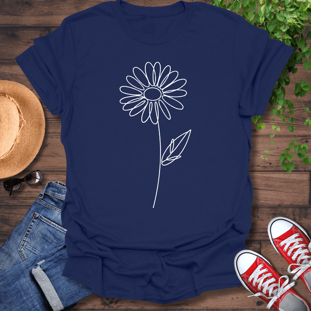 Minimalist Flower T-Shirt
