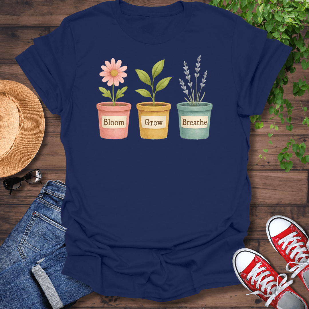 Bloom Grow Breathe T-Shirt