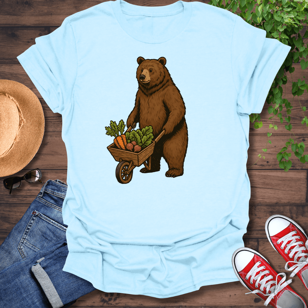 Bear In The Garden T-Shirt