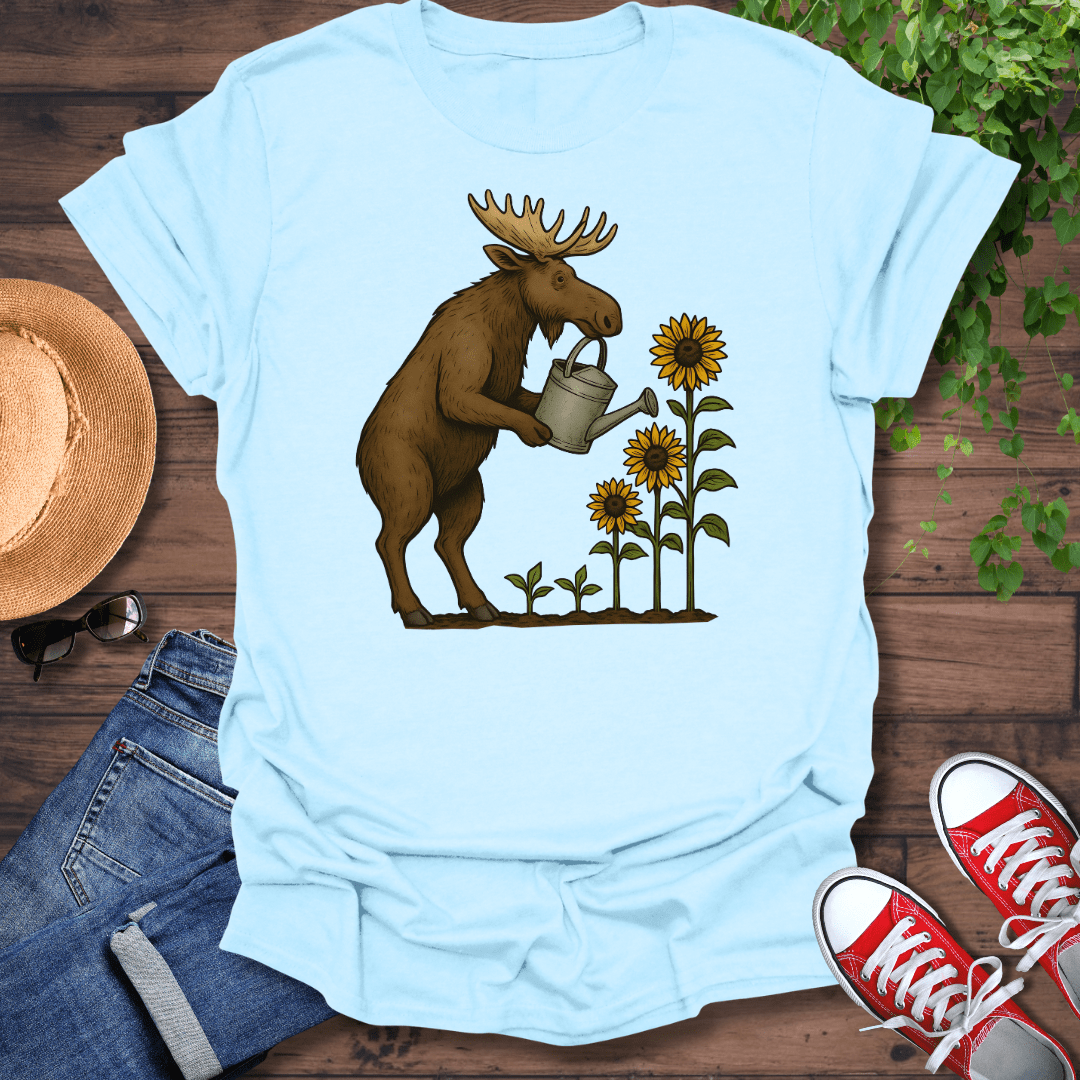Watering Moose T-Shirt