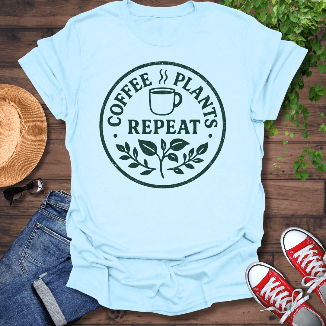 Coffee Plants Repeat T-Shirt