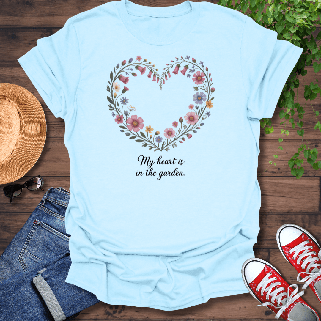 Heart In The Garden T-Shirt