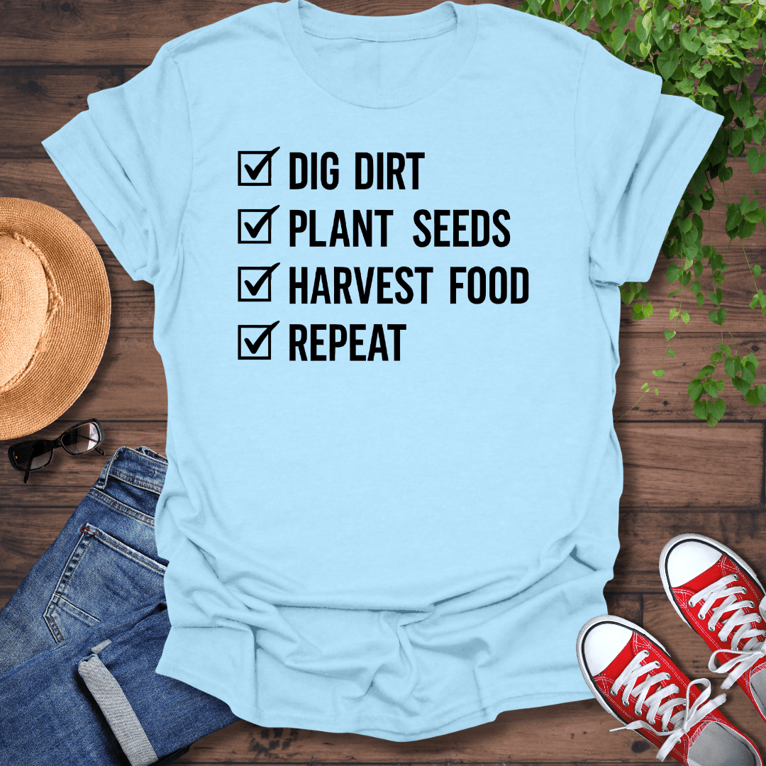 Garden Check List T-Shirt