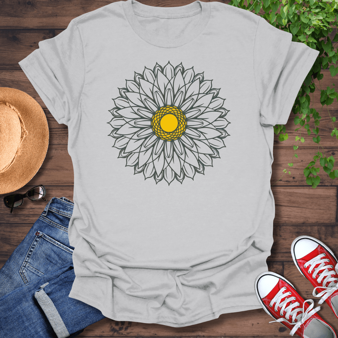 Mandala Sunflower T-Shirt