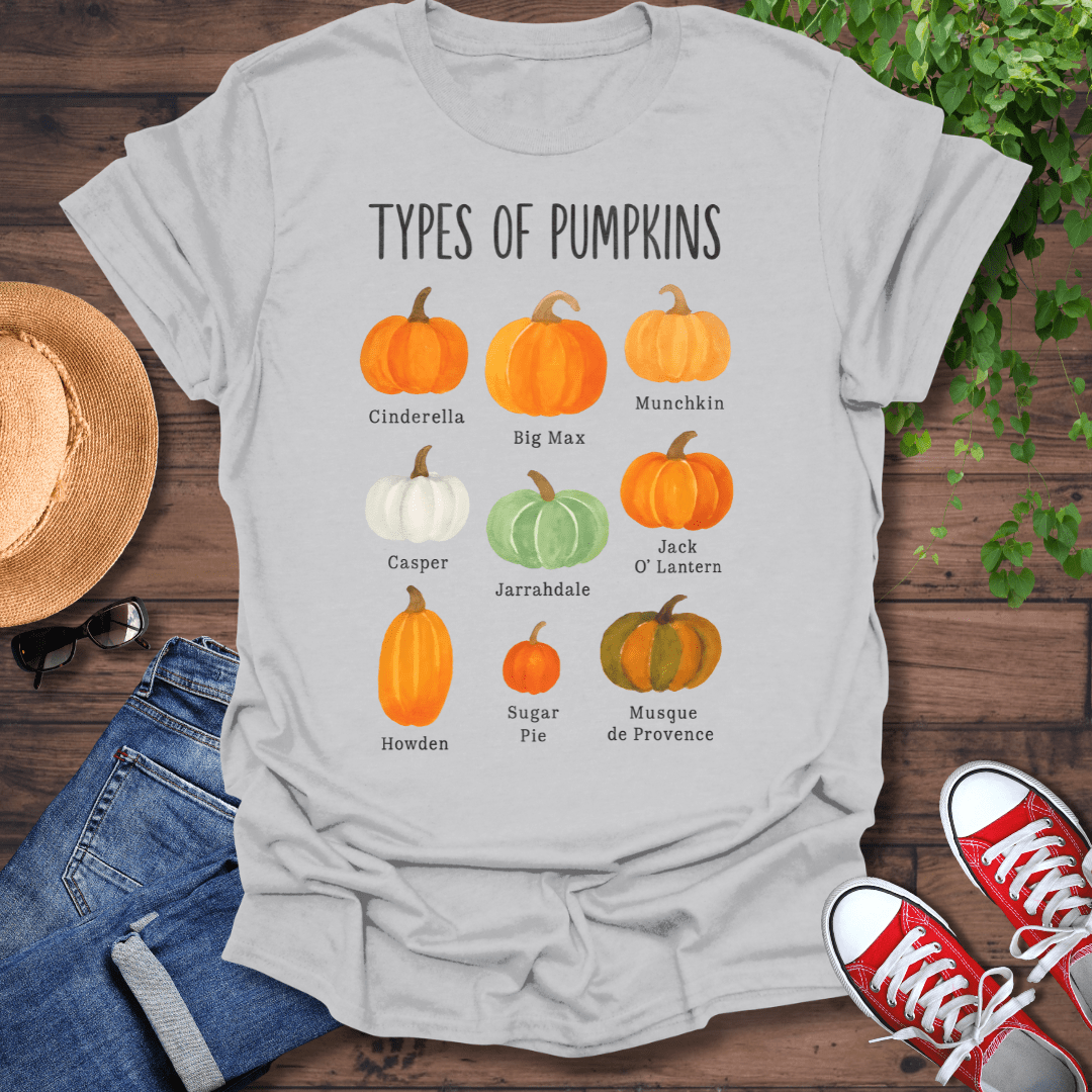 Types Of Pumpkins T-Shirt