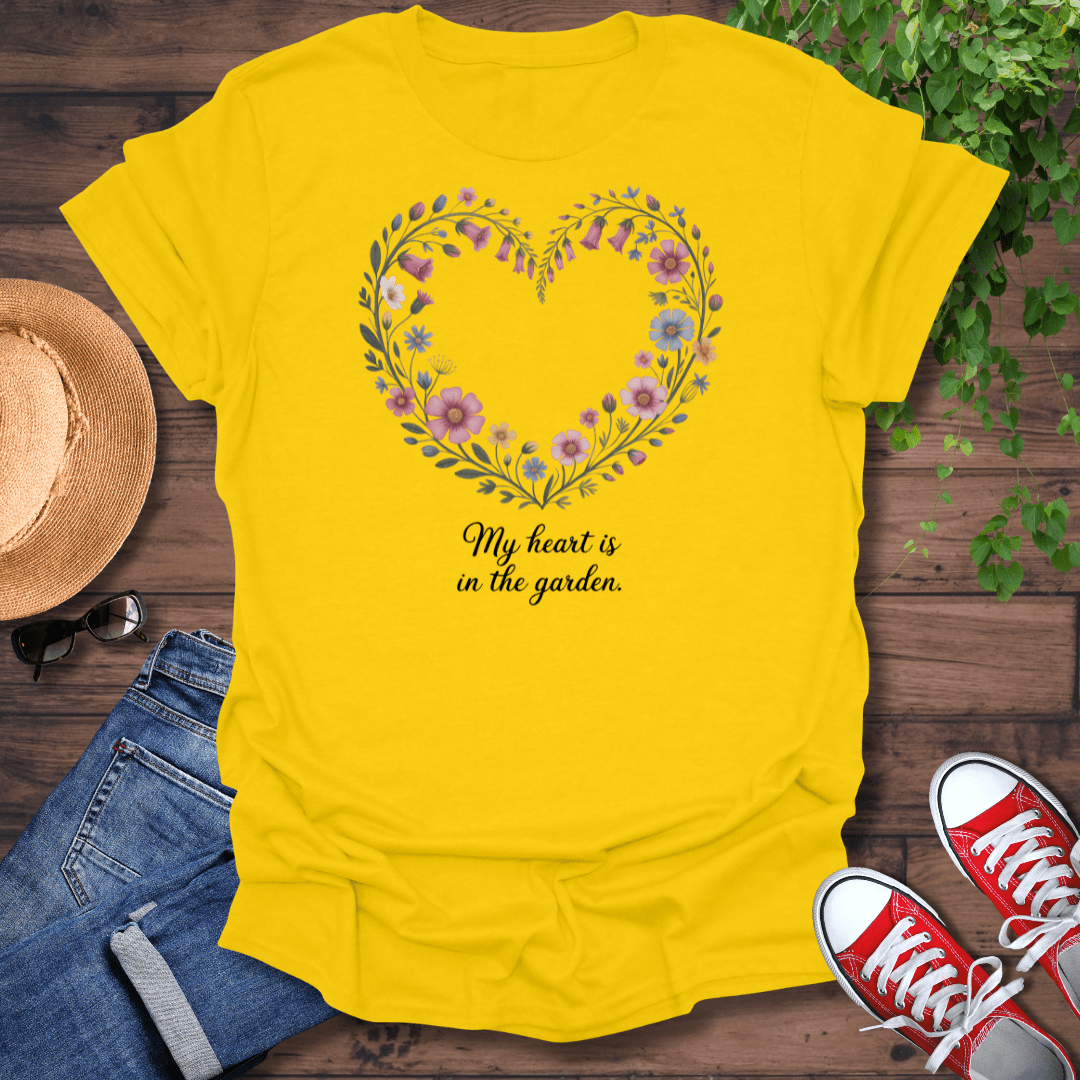 Heart In The Garden T-Shirt