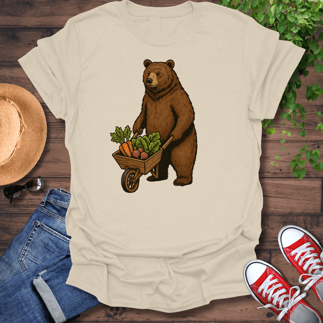 Bear In The Garden T-Shirt