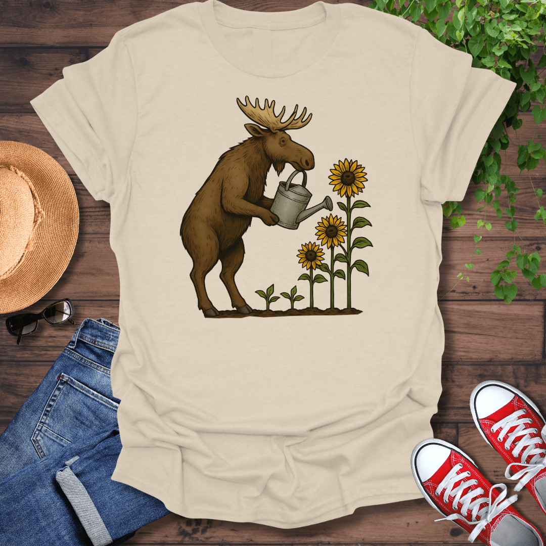 Watering Moose T-Shirt
