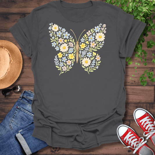 Floral Butterfly T-Shirt
