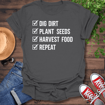 Garden Check List T-Shirt