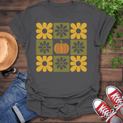 Floral Pumpkin T-Shirt