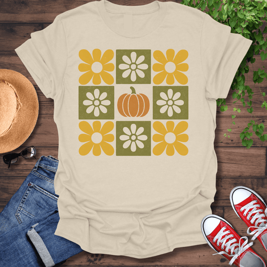 Floral Pumpkin T-Shirt