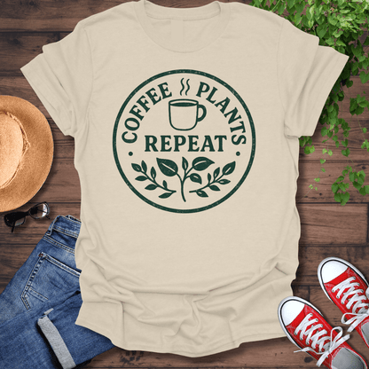 Coffee Plants Repeat T-Shirt