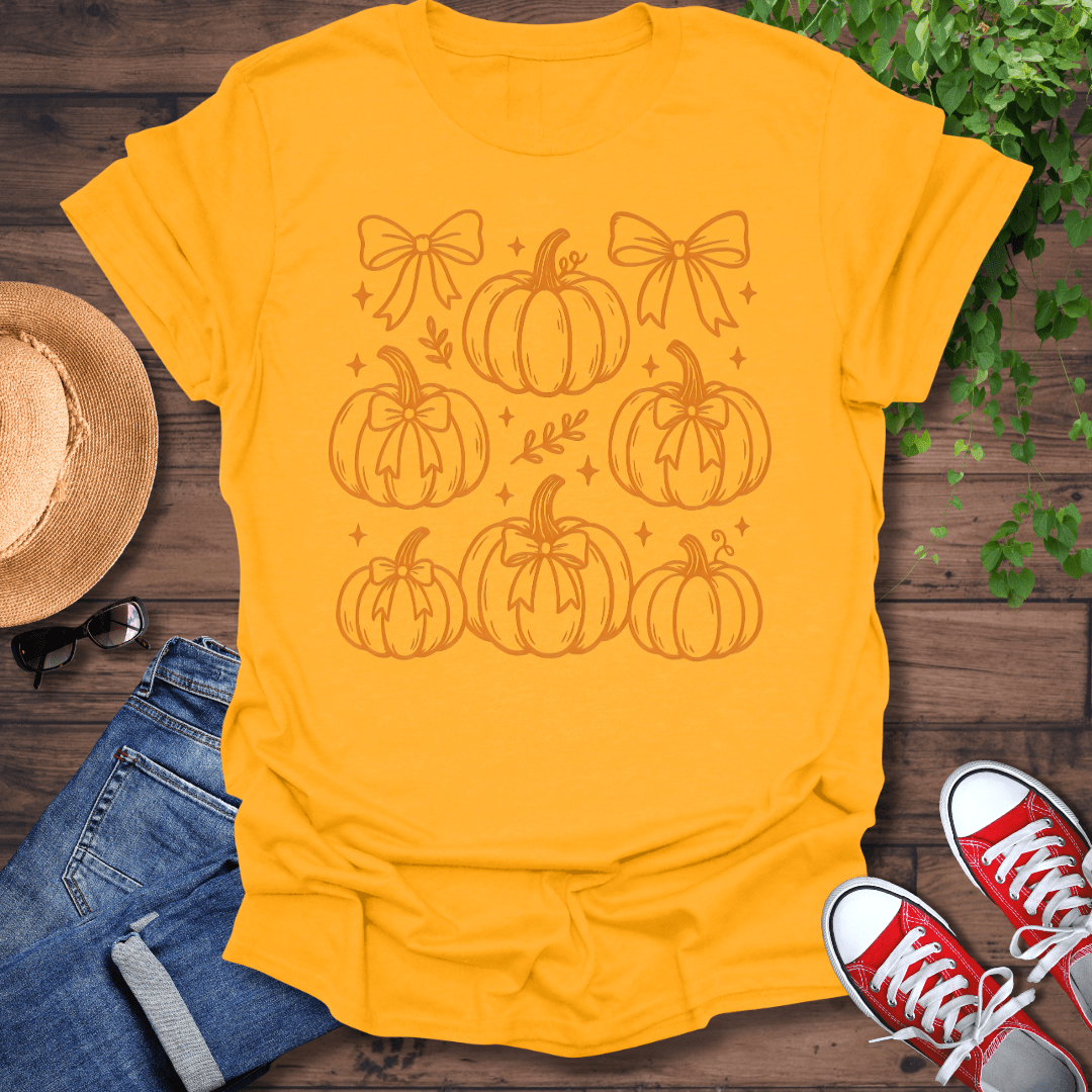 Pumpkins & Bows T-Shirt