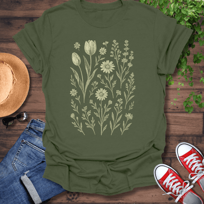 Flowers In Motion T-Shirt