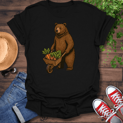 Bear In The Garden T-Shirt
