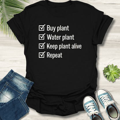 Plant Check List T-Shirt