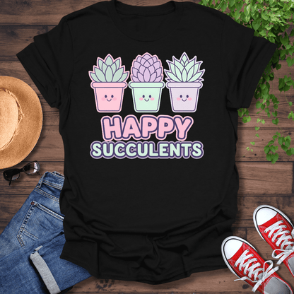 Happy Succulents T-Shirt