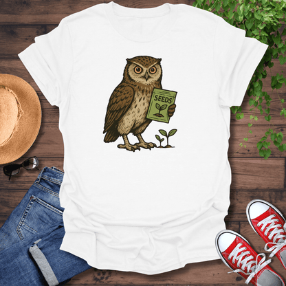 Planting Owl T-Shirt