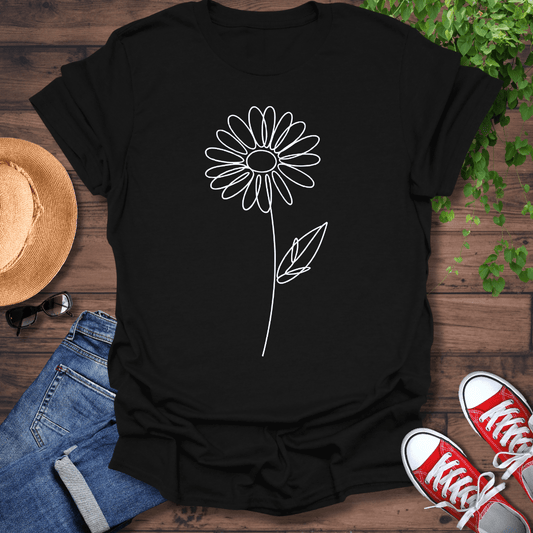 Minimalist Flower T-Shirt