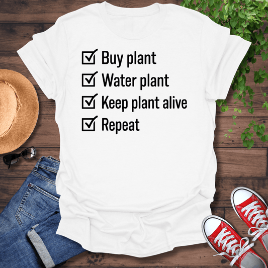 Plant Check List T-Shirt