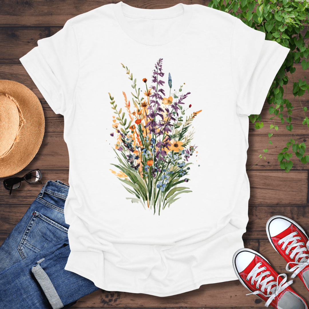 Colorful Flower Bouquet T-Shirt