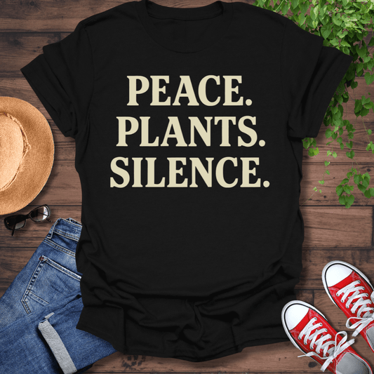 Peace Plants Silence T-Shirt