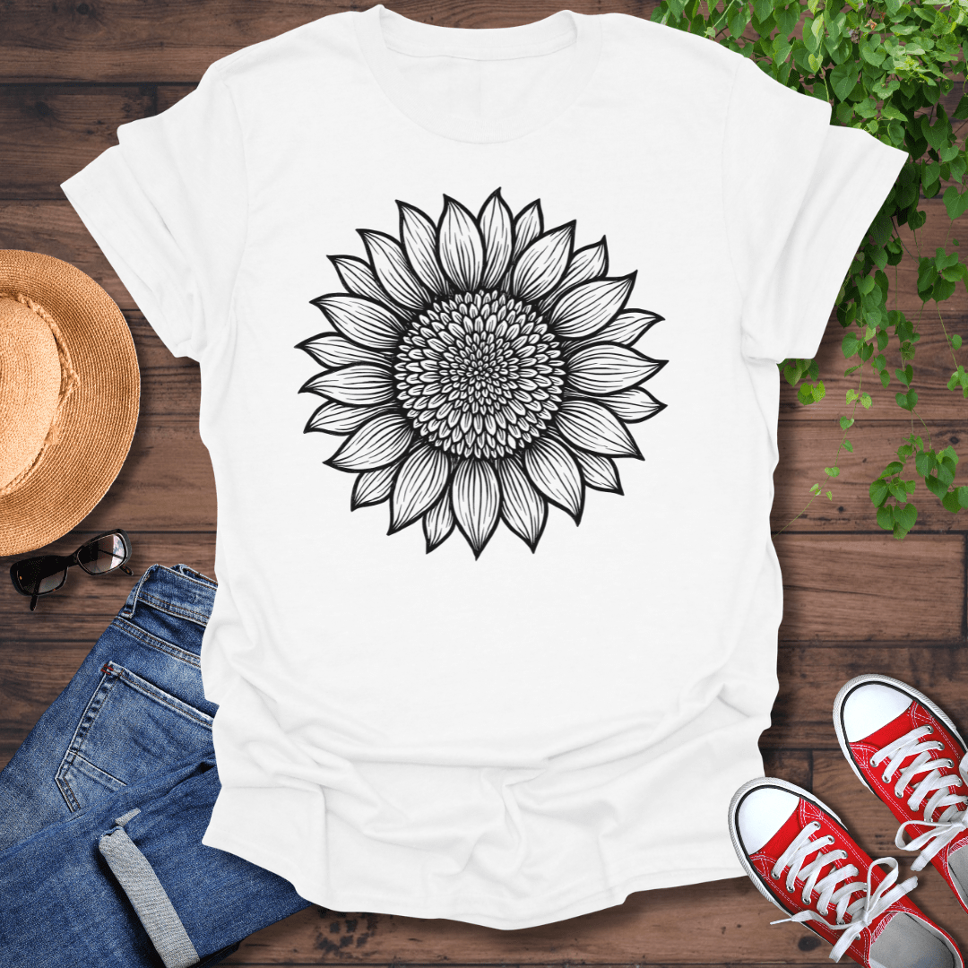 Sunflower Mandala T-Shirt