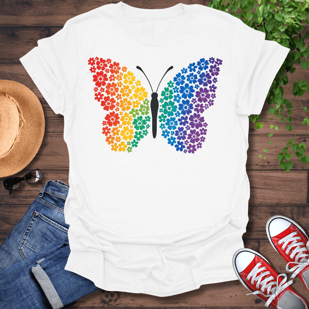 Rainbow Butterfly T-Shirt