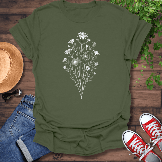 White Bouquet T-Shirt