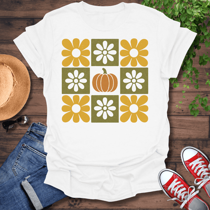 Floral Pumpkin T-Shirt