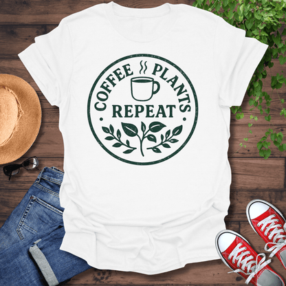 Coffee Plants Repeat T-Shirt