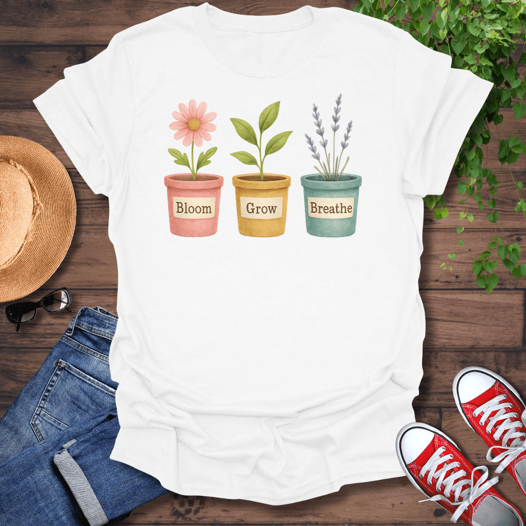 Bloom Grow Breathe T-Shirt
