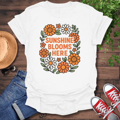 Blooms Here T-Shirt