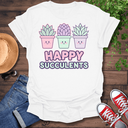 Happy Succulents T-Shirt