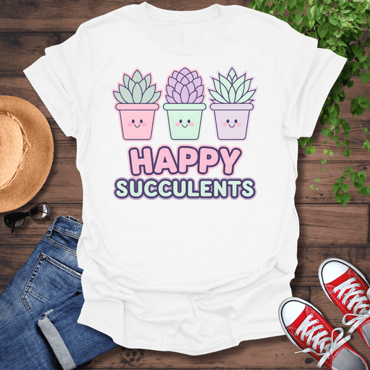 Happy Succulents T-Shirt